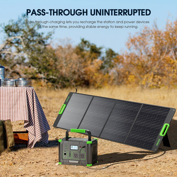 1000W Portable Power Station, 999Wh Solar Generator