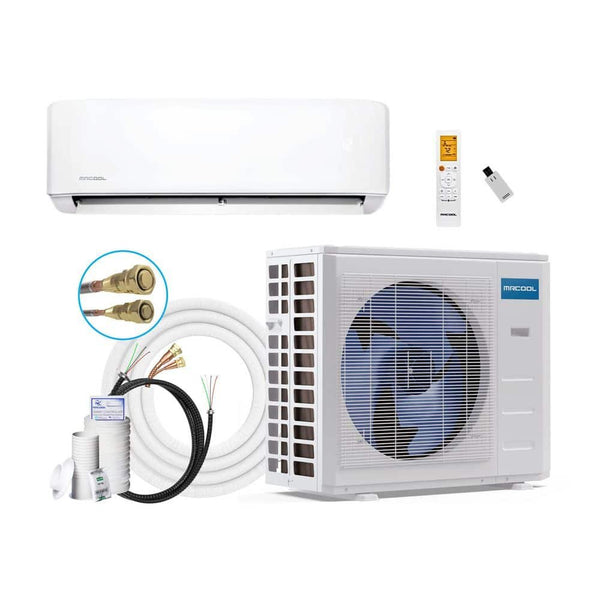 MRCOOL DIY 5th Gen 18000 BTU 22.5 SEER2 1.5-Ton Mini-Split Heat Pump Complete System-25 ft. Pre-Charged Line Set-230-Volt-R454B DIY-18-HP-WM-230D25-O-CMB